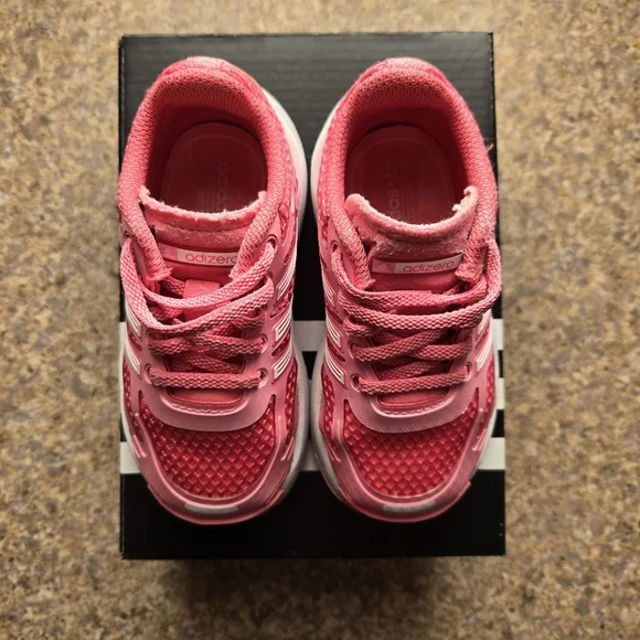 Adidas ADIZERO Aruku EL I Toddler Girl Pull On Sneakers Size 6 - Picture 8 of 15